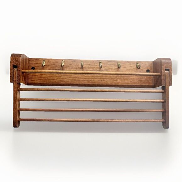 Brooks Brothers Tie and Belt Rack / Vintage Mens Closet Hardware - Picture 1 of 8